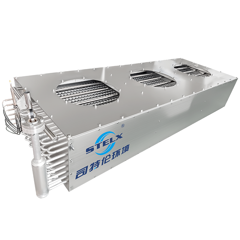 Food-grade aluminum pre-cooling and refreezing evaporator units