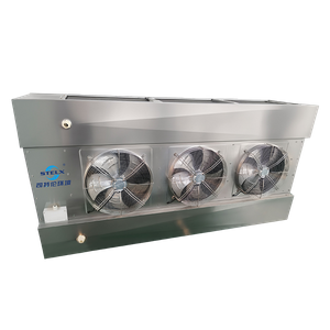 Comercial Industrial EC Fans Dual Discharge Air Cooler Evaporator For Food Processing Plant