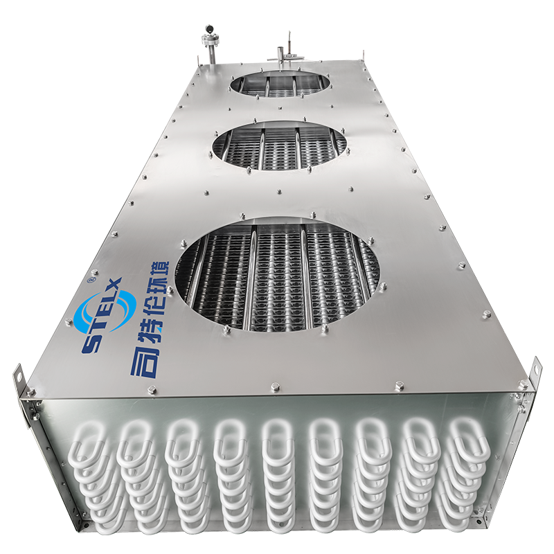 Food-grade aluminum pre-cooling and refreezing evaporator units