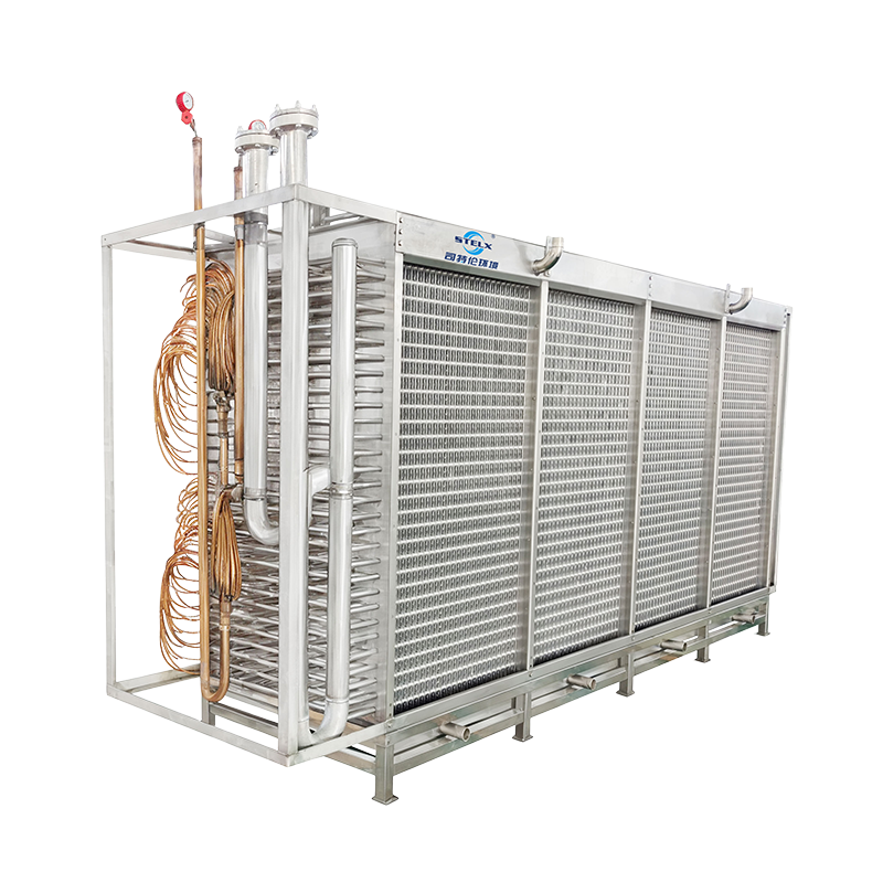 CO2-Ready Low-Temperature Food-Grade Flash Freezing Fluidized Bed IQF Freezer Evaporator