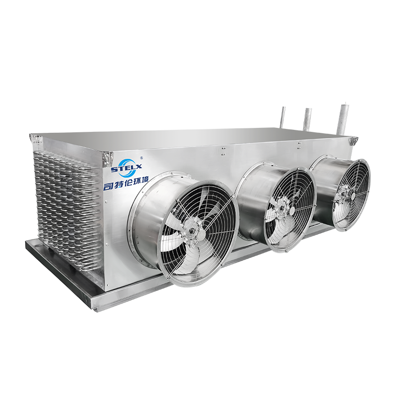 Higher System Efficiency Ammonia Blue Fins Tunnel Freezer Evaporator for Food Industry