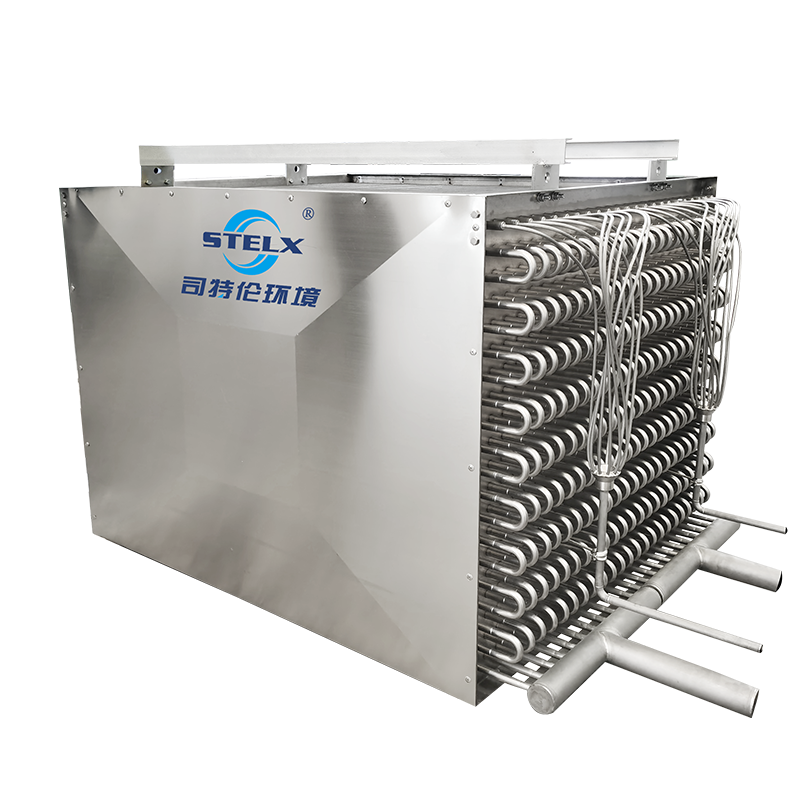 Vertical Spiral Auto Defrost Impingement Tunnel Freezer Evaporator For Sea Food