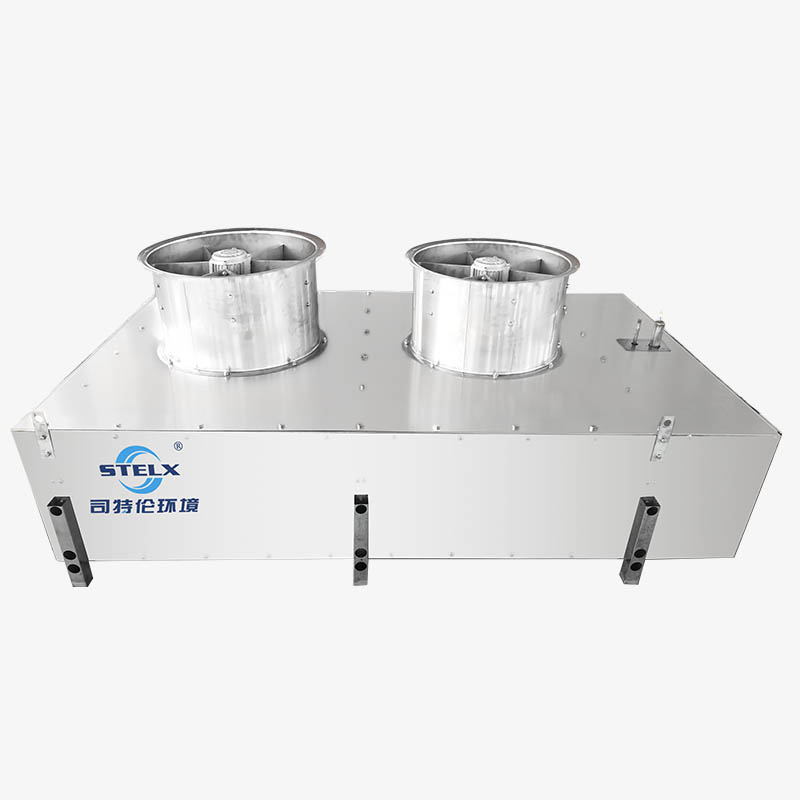 Auto-Defrost Vertical Spiral Seafood Tunnel Evaporator