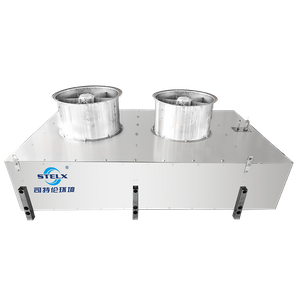 Vertical Spiral Auto Defrost Impingement Tunnel Freezer Evaporator For Sea Food