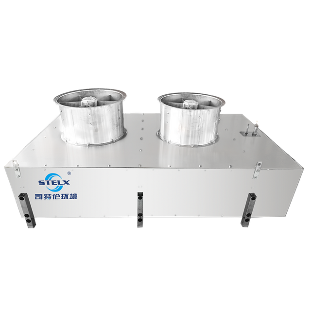 Vertical Spiral Auto Defrost Impingement Tunnel Freezer Evaporator For Sea Food