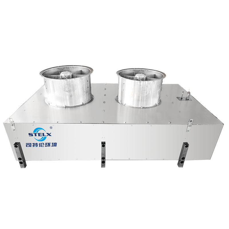 Vertical Spiral Auto Defrost Impingement Tunnel Freezer Evaporator For Sea Food