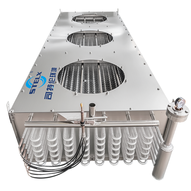 Food-grade aluminum pre-cooling and refreezing evaporator units