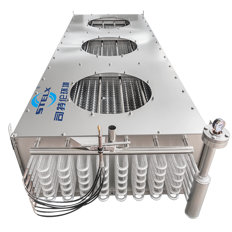 Food-grade aluminum pre-cooling and refreezing evaporator units