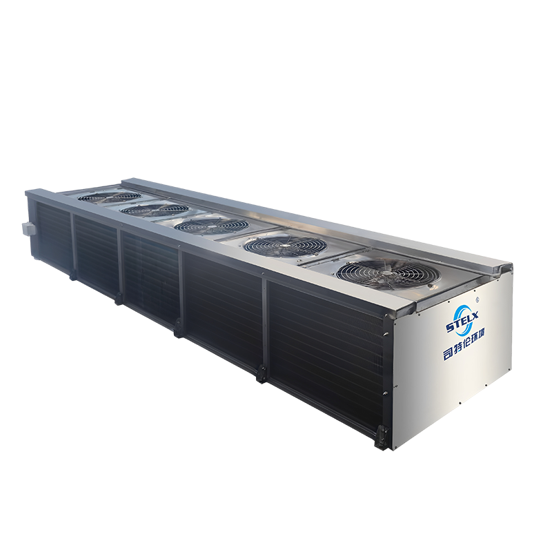 Comercial Industrial EC Fans Dual Discharge Air Cooler Evaporator For Food Processing Plant