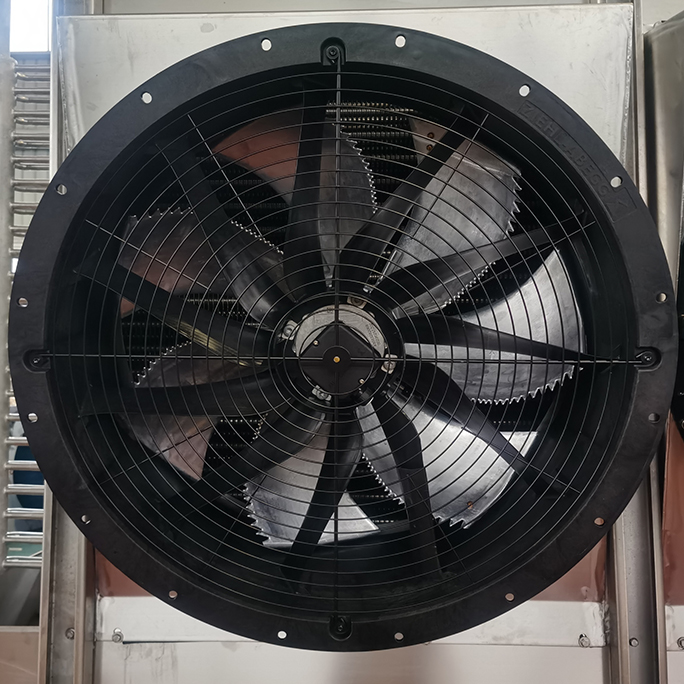 Low Noise Reliable Performance Oblique Draft Industrial Blast Freezer Evaporator