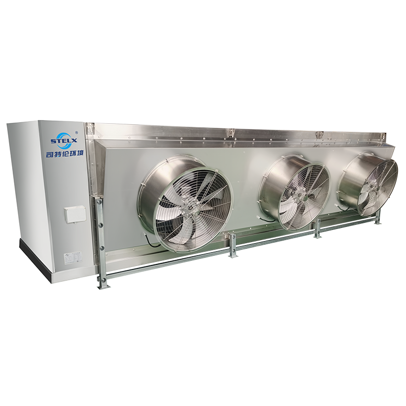 Low Noise Reliable Performance Oblique Draft Industrial Blast Freezer Evaporator 